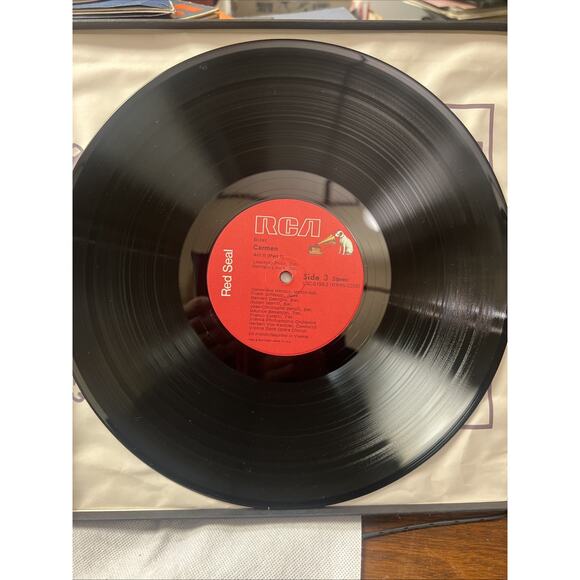 BIZET CARMEN 3-LP BOX SET EX+ VINYL + BOOK RCA RED SEAL 1964 ULTRASONIC CLEAN!! - Picture 13 of 16
